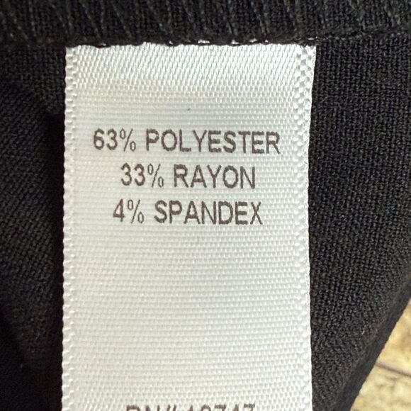 Counterparts Black Pull On Pants Size 20W - Picture 4 of 10